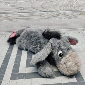Disney Store Winnie‎ the Pooh Eeyore Detachable Removable Tail Laying Down Plush